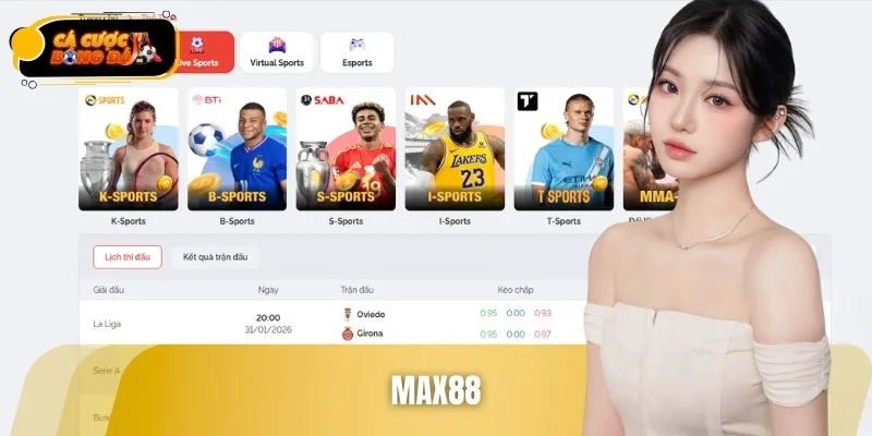 MAX88 loại bỏ hoàn toàn các kèo cược phức tạp