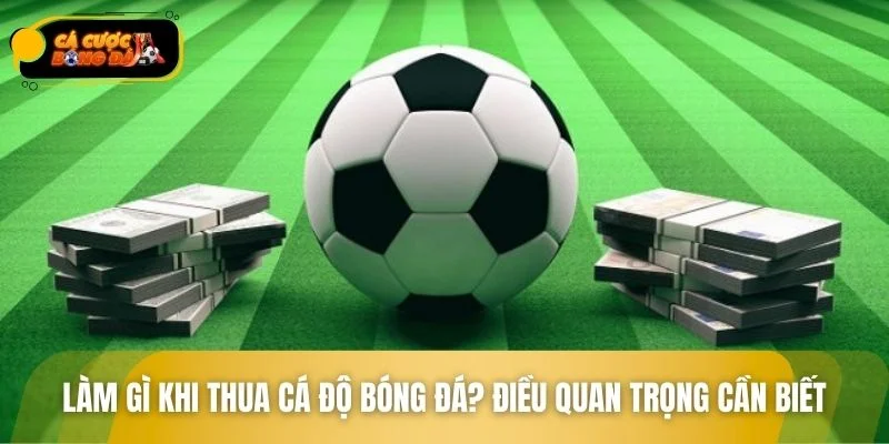 Làm gì khi thua cá độ bóng đá? Những điều bạn cần ghi nhớ